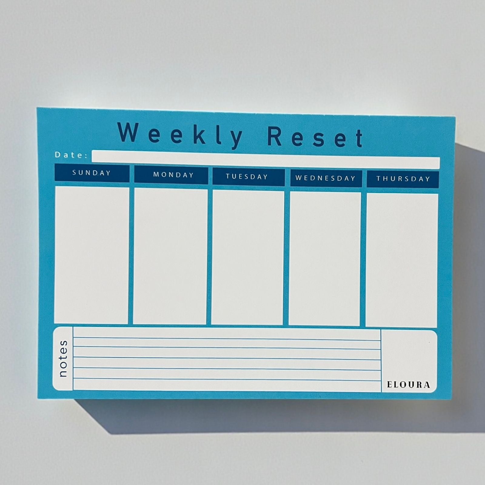Weekly Reset - Notepad