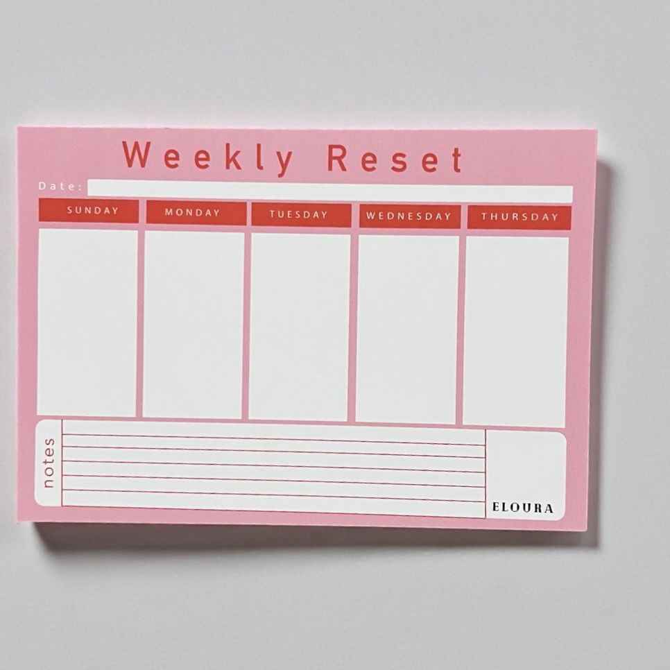 Weekly Reset - Notepad