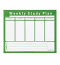 Weekly Study Plan - Notepad
