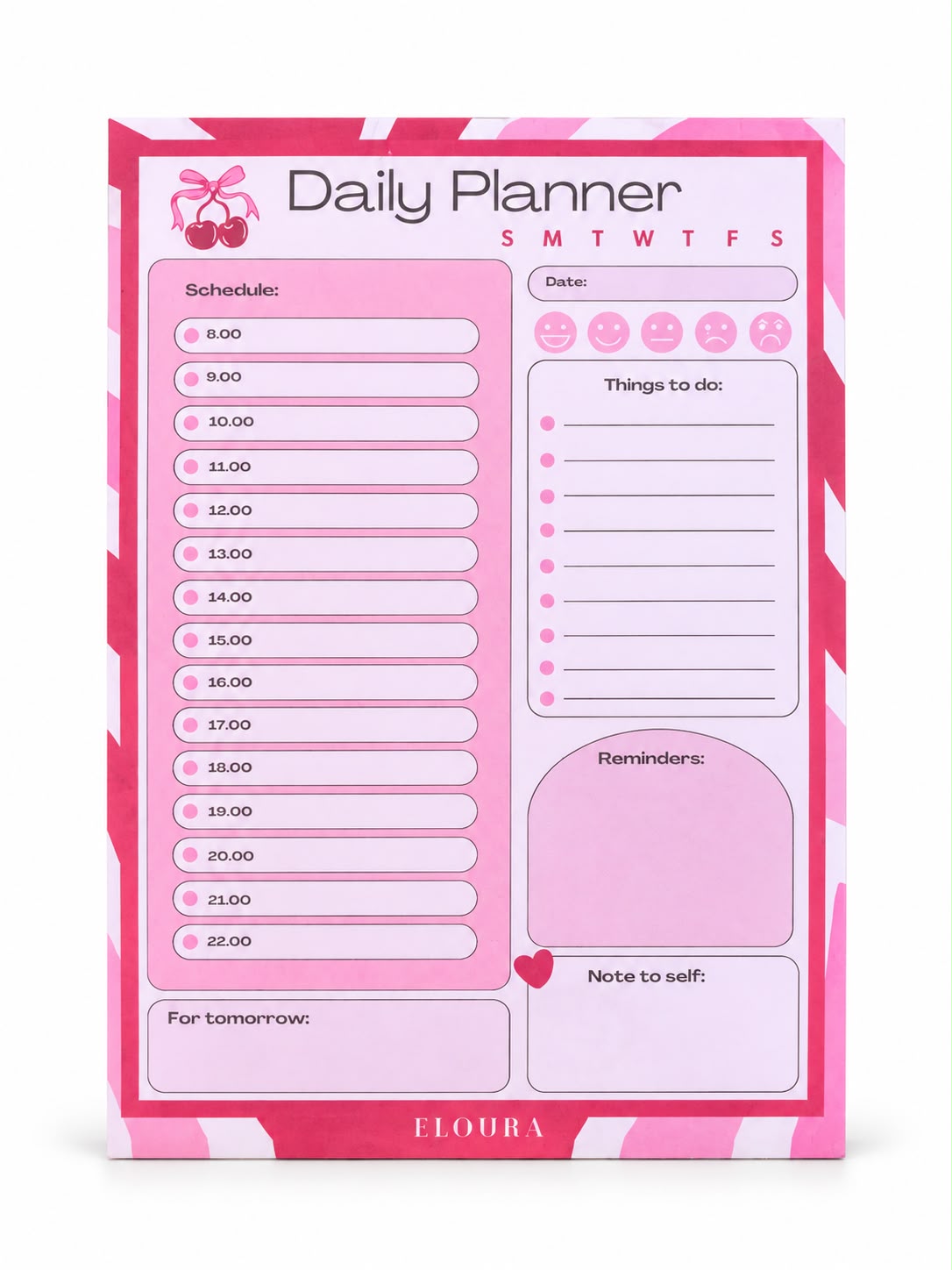 Cherry On Top Daily Planner - Notepad