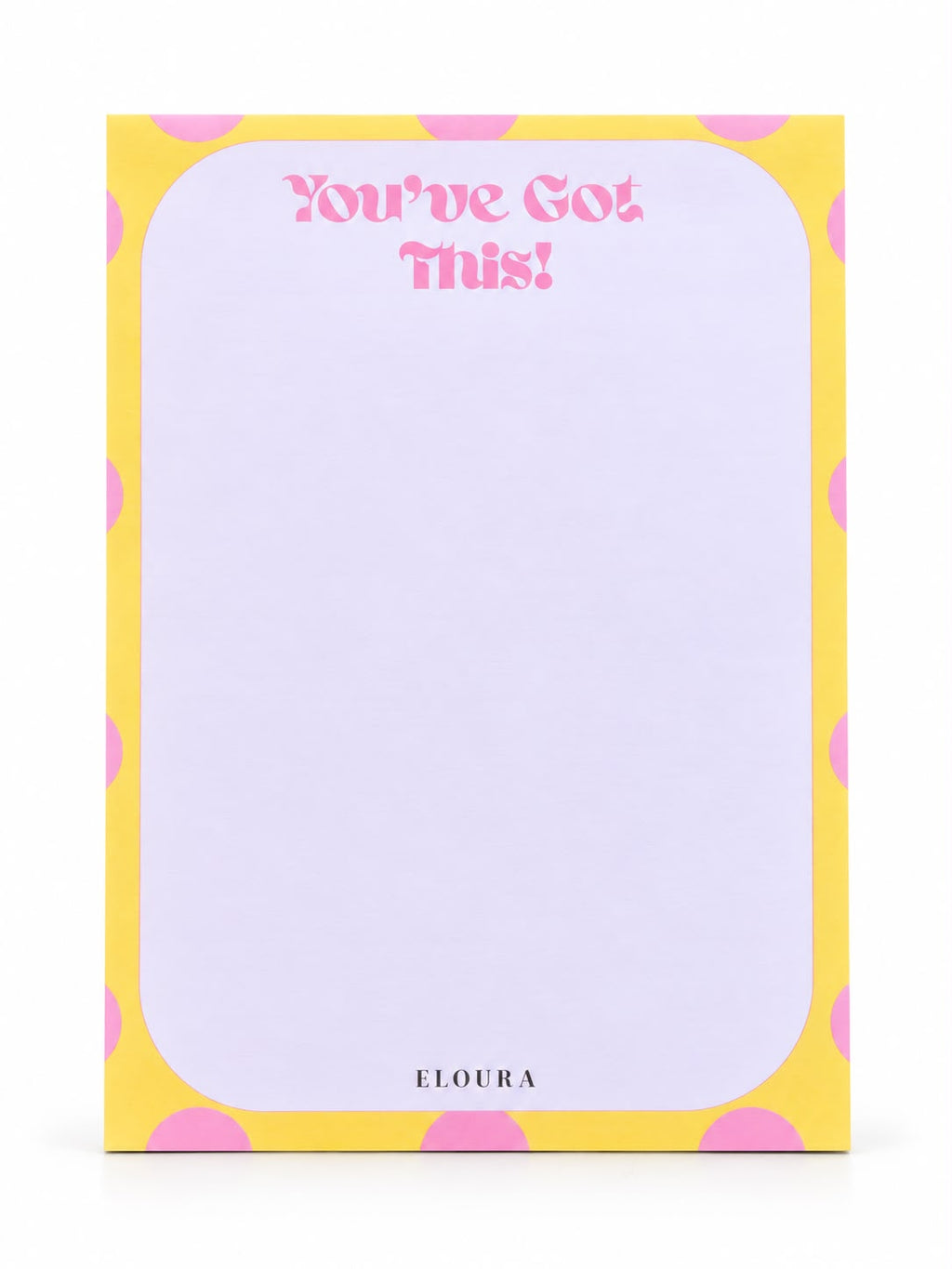 Polka Pep Talk - Notepad