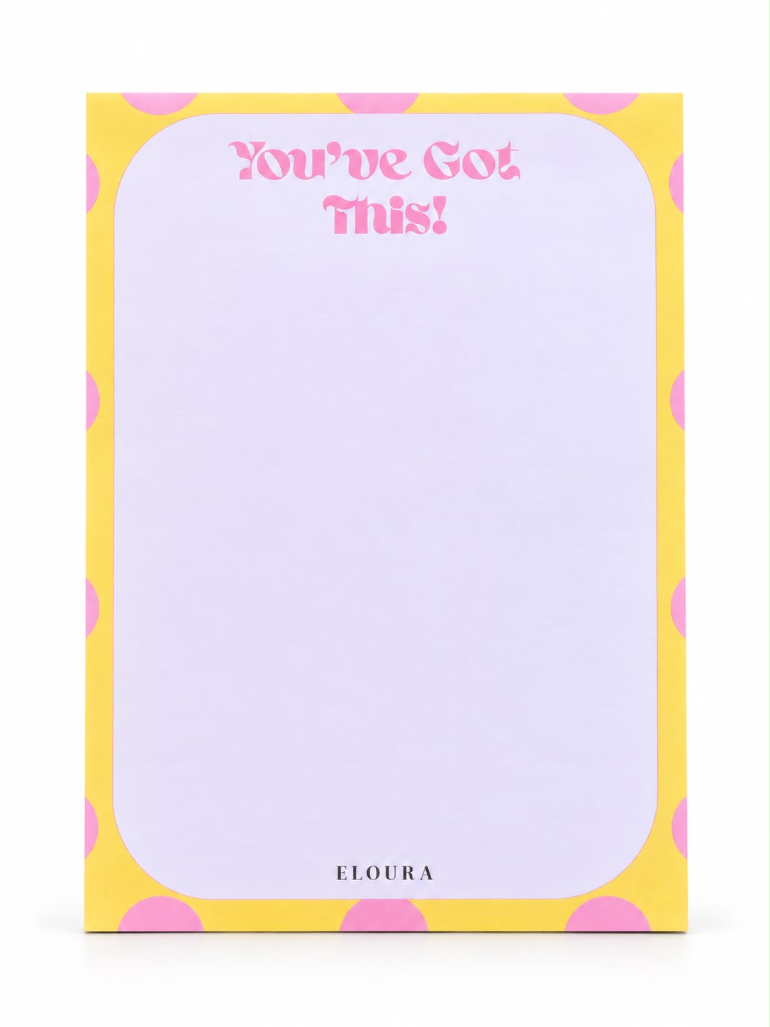 Polka Pep Talk - Notepad