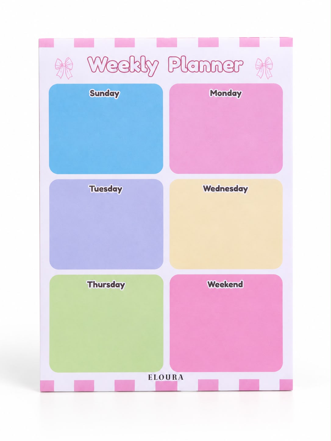 Happy Week Weekly Planner - Notepad