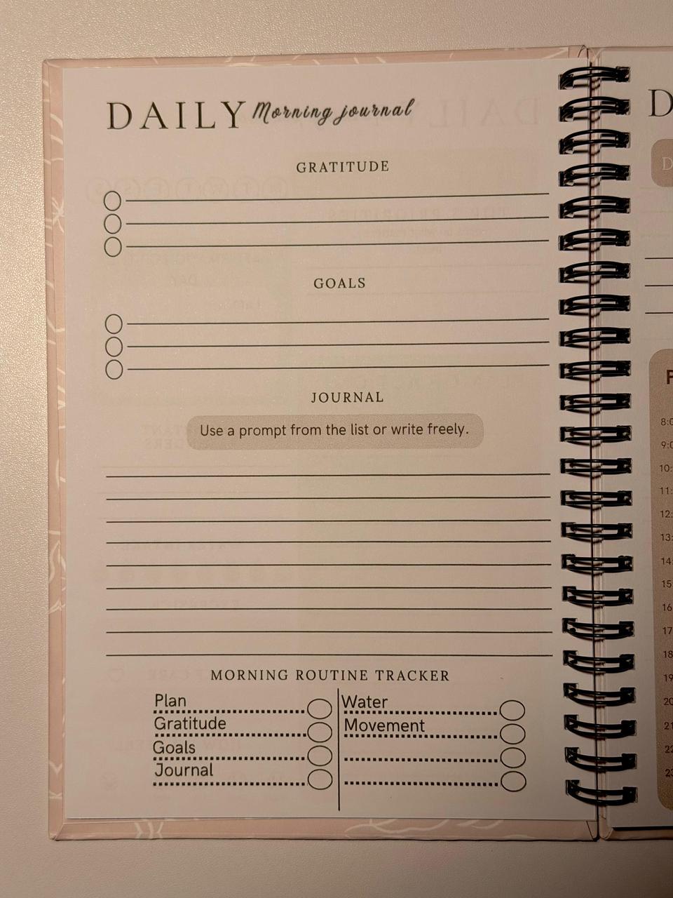 Blush Morning - Morning Routine Planner