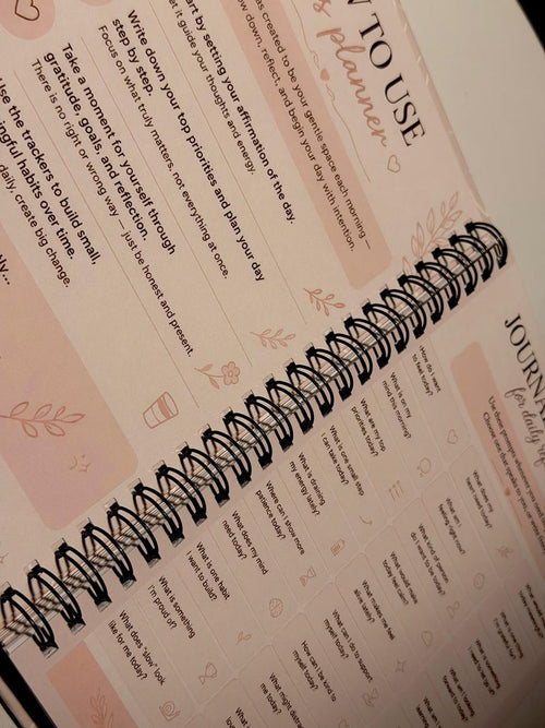Blush Morning - Morning Routine Planner