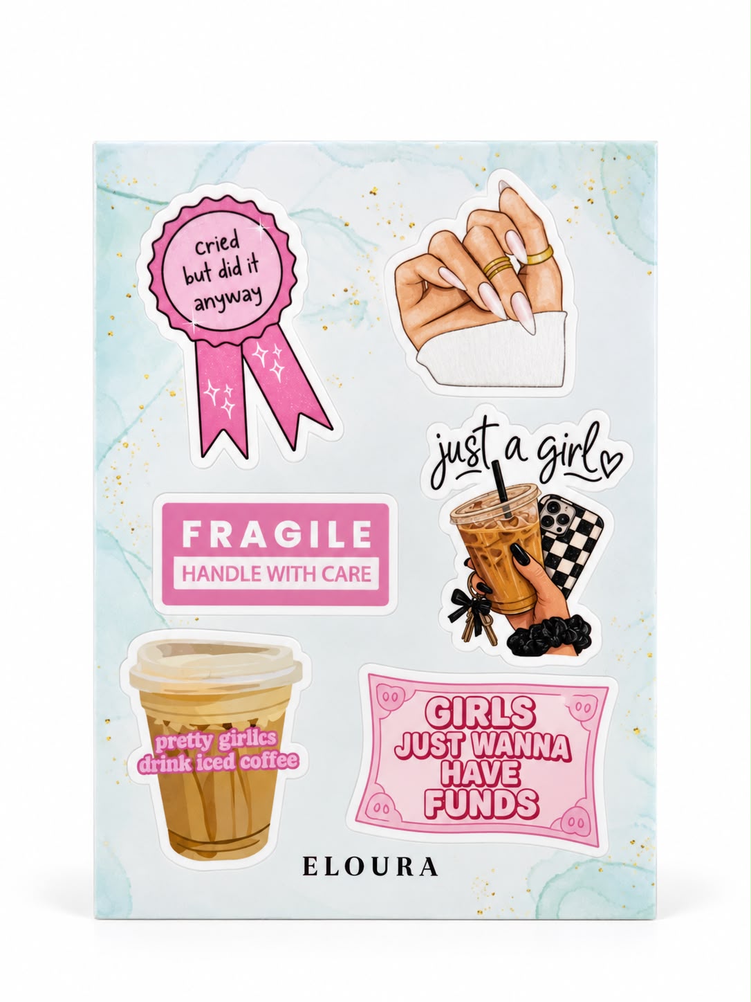 Just a Girl Sticker Sheet